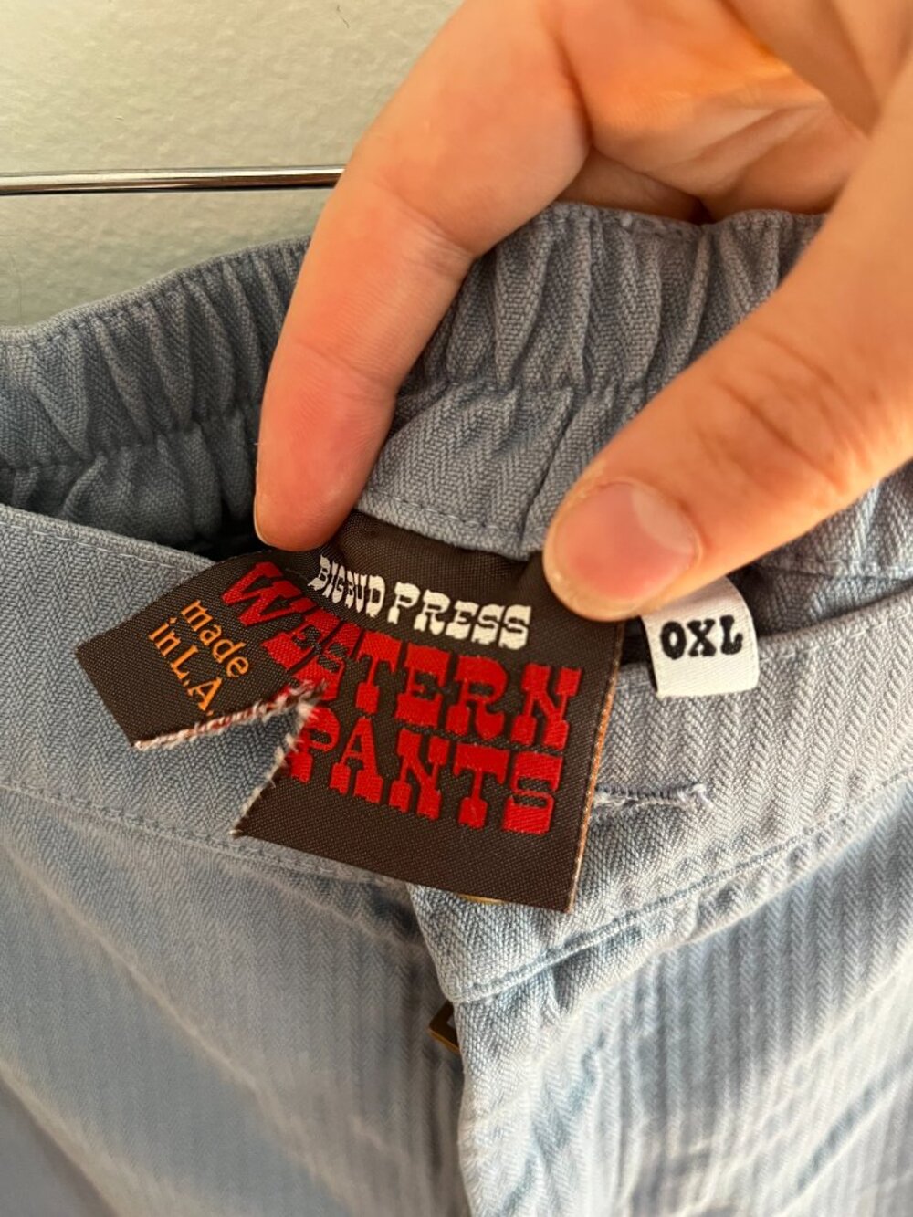 Big Bud Press Western Pants Light Blue Size OXL - Picture 5 of 8